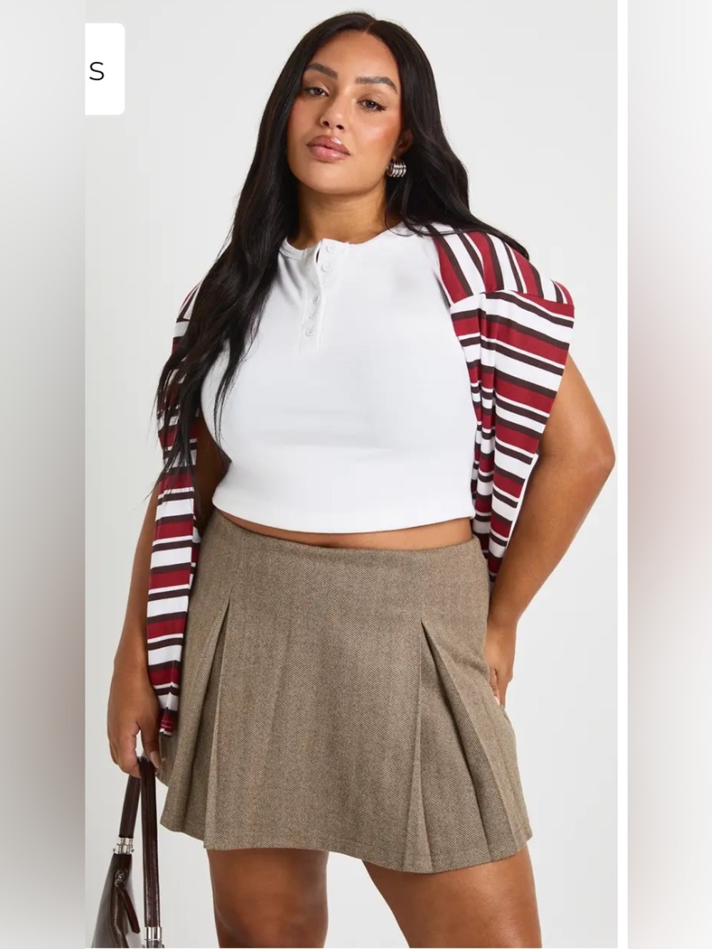 Fashion Nova Pleated Skort Schoolgirl